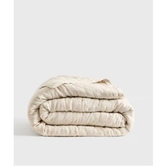 Quince Other - Quince Organic Bamboo Viscose Quilt King Cal King Sand Beige Neutral Bedding